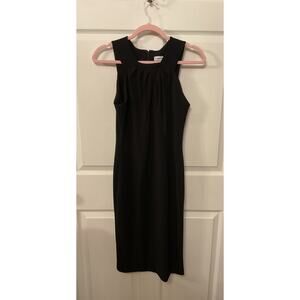 Calvin Klein Black Sheath Workwear Sleeveless Dress, 6